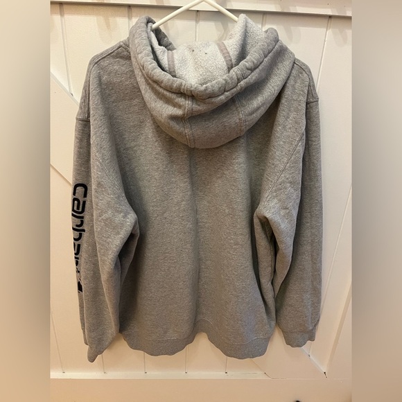 Carhartt Men’s Loose Fit Gray Hoodie - Picture 5 of 8